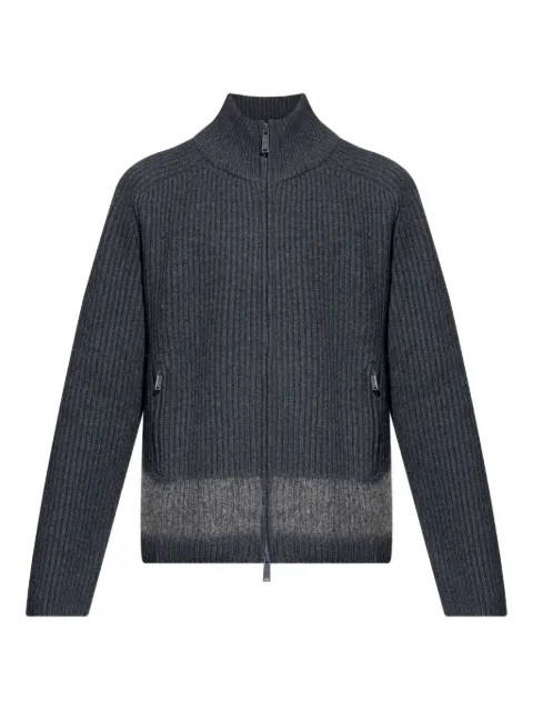 DSQUARED2 ribbed zip-up cardigan