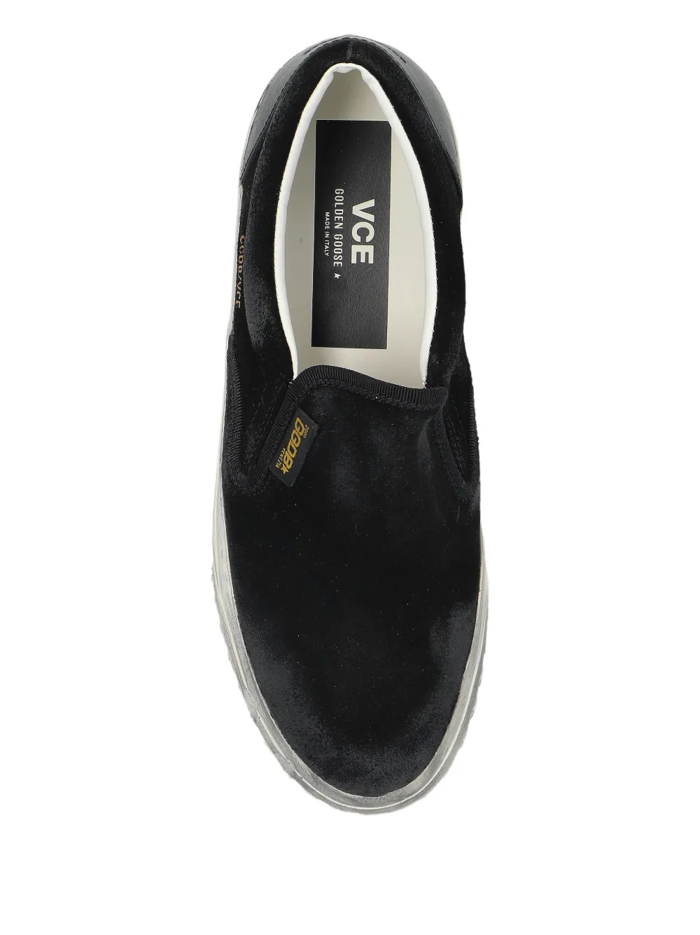 Golden Goose VCE Penstar suede slip-on sneakers Black