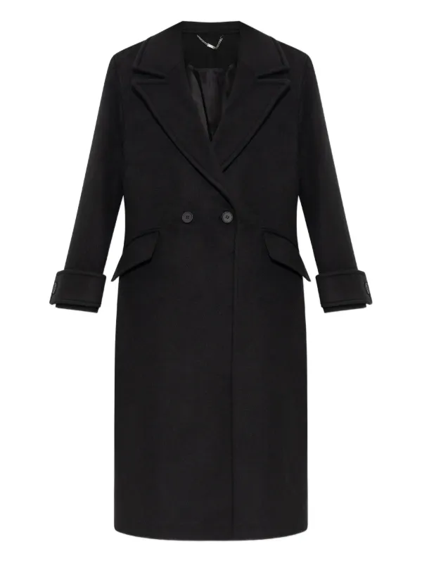 AllSaints ダブルコート | ブラック | FARFETCH JP