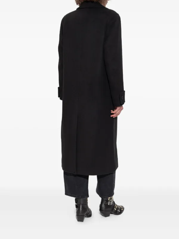 AllSaints ダブルコート | ブラック | FARFETCH JP