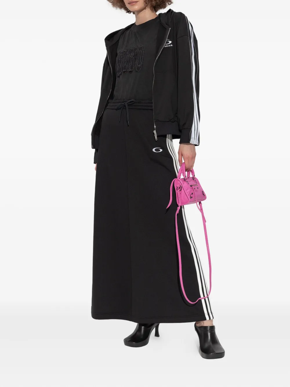 Balenciaga Jack met capuchon Zwart