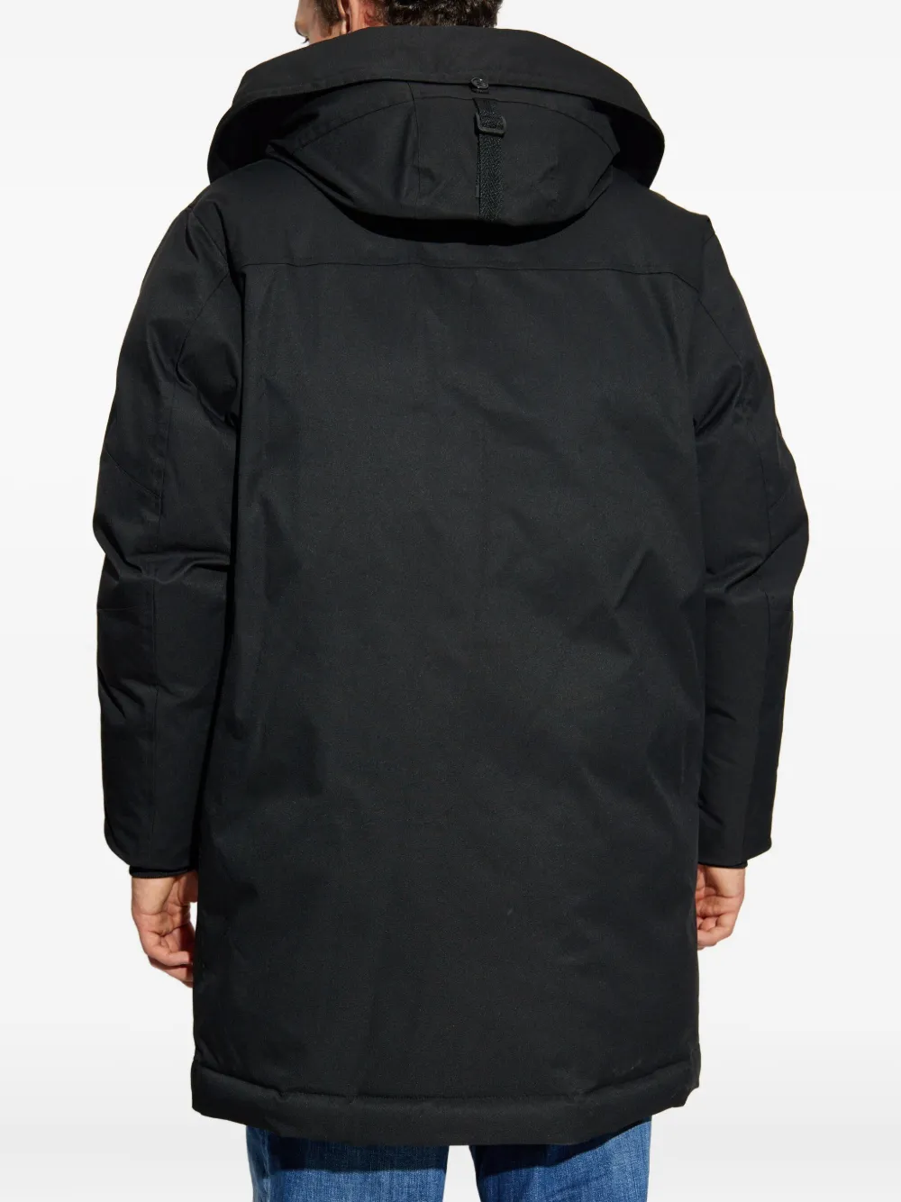 DSQUARED2 Parka met ritssluiting en capuchon Zwart