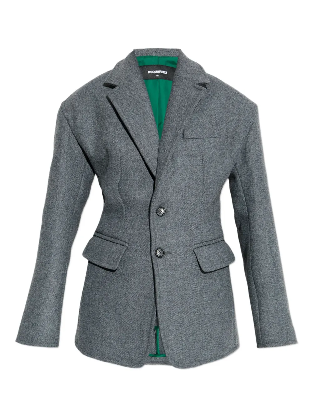 DSQUARED2 single-breasted blazer Grijs