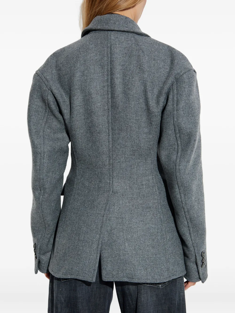 DSQUARED2 single-breasted blazer Grijs