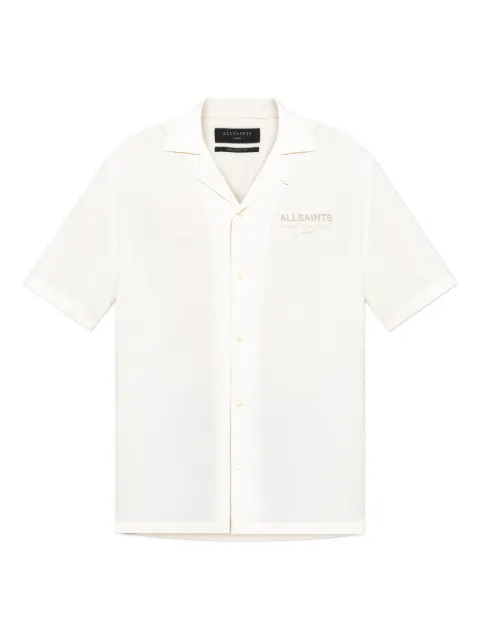 AllSaints Underground logo-printed shirt