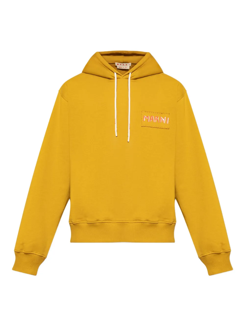 Marni Hoodie met logopatch Geel