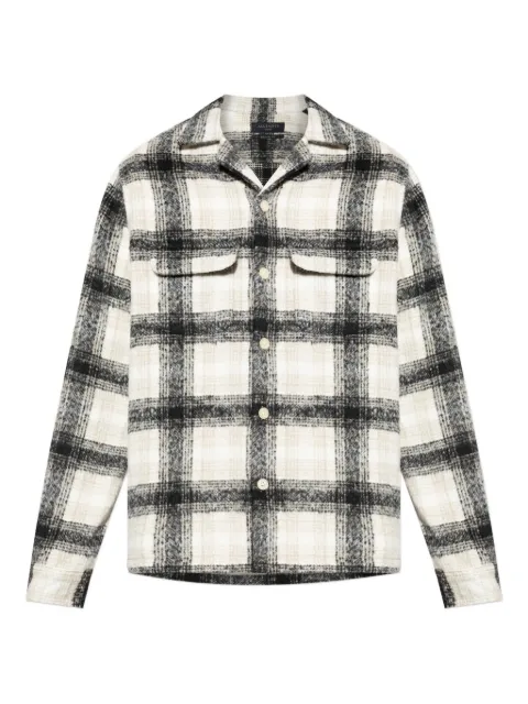 AllSaints checked pocket shirt