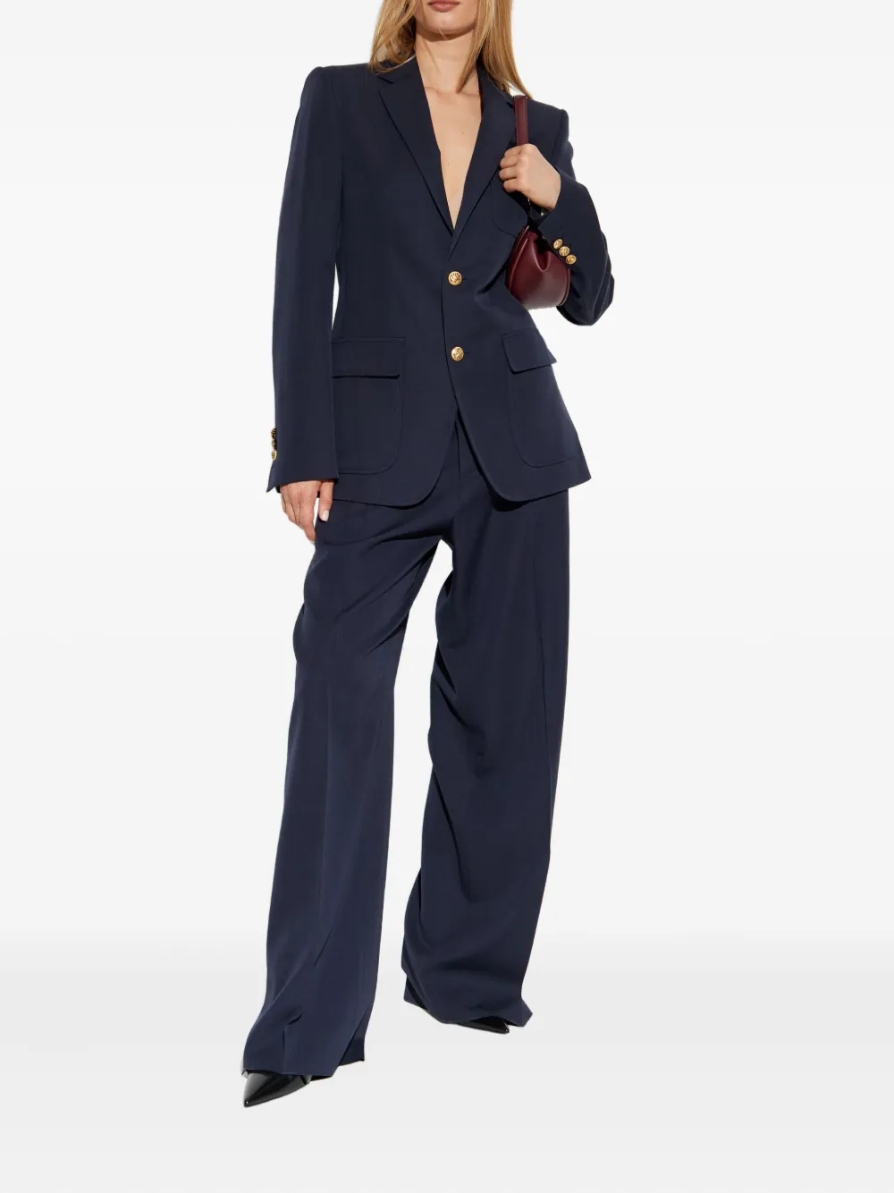 DSQUARED2 single-breasted blazer Blauw