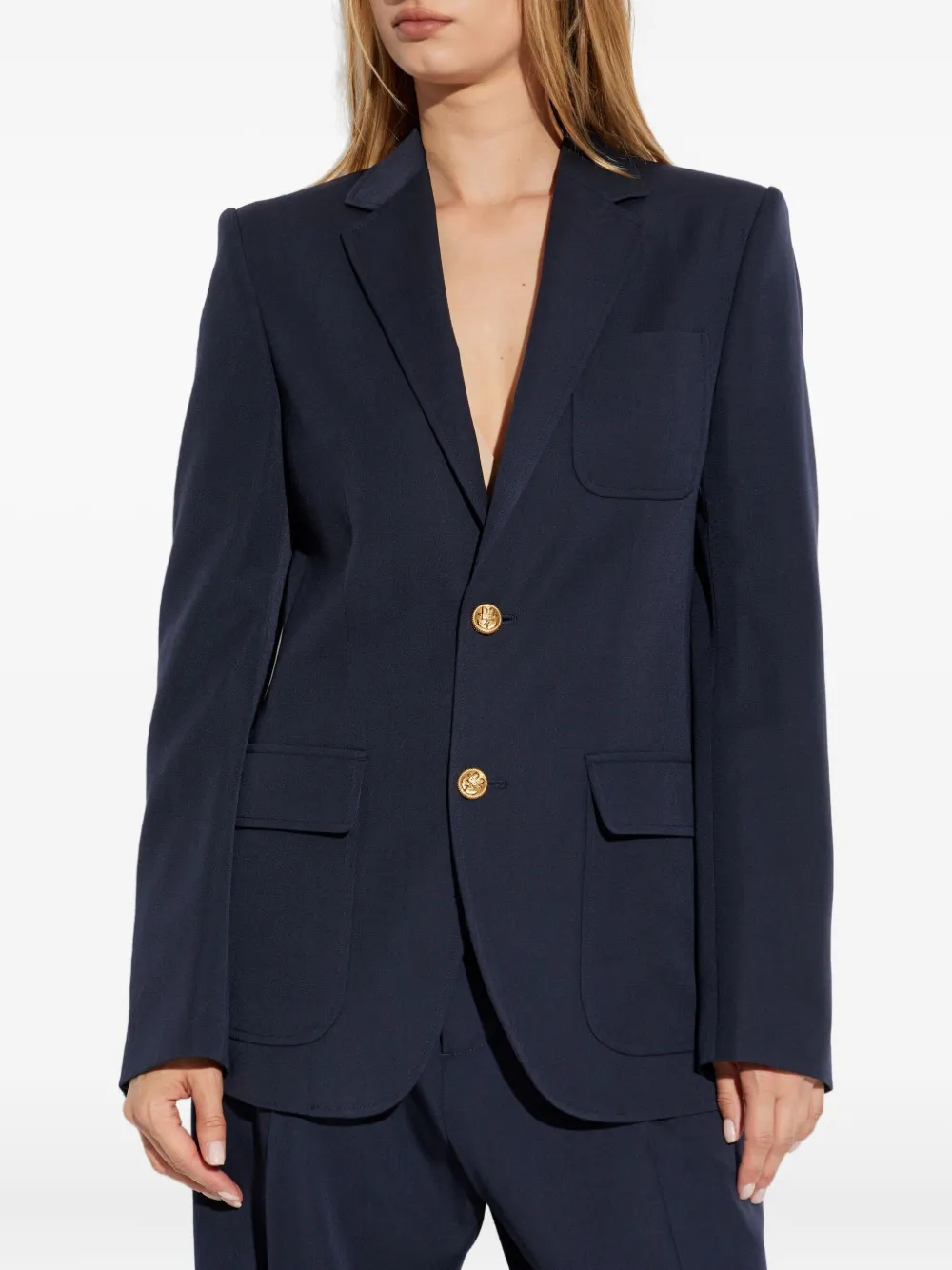 DSQUARED2 single-breasted blazer Blauw