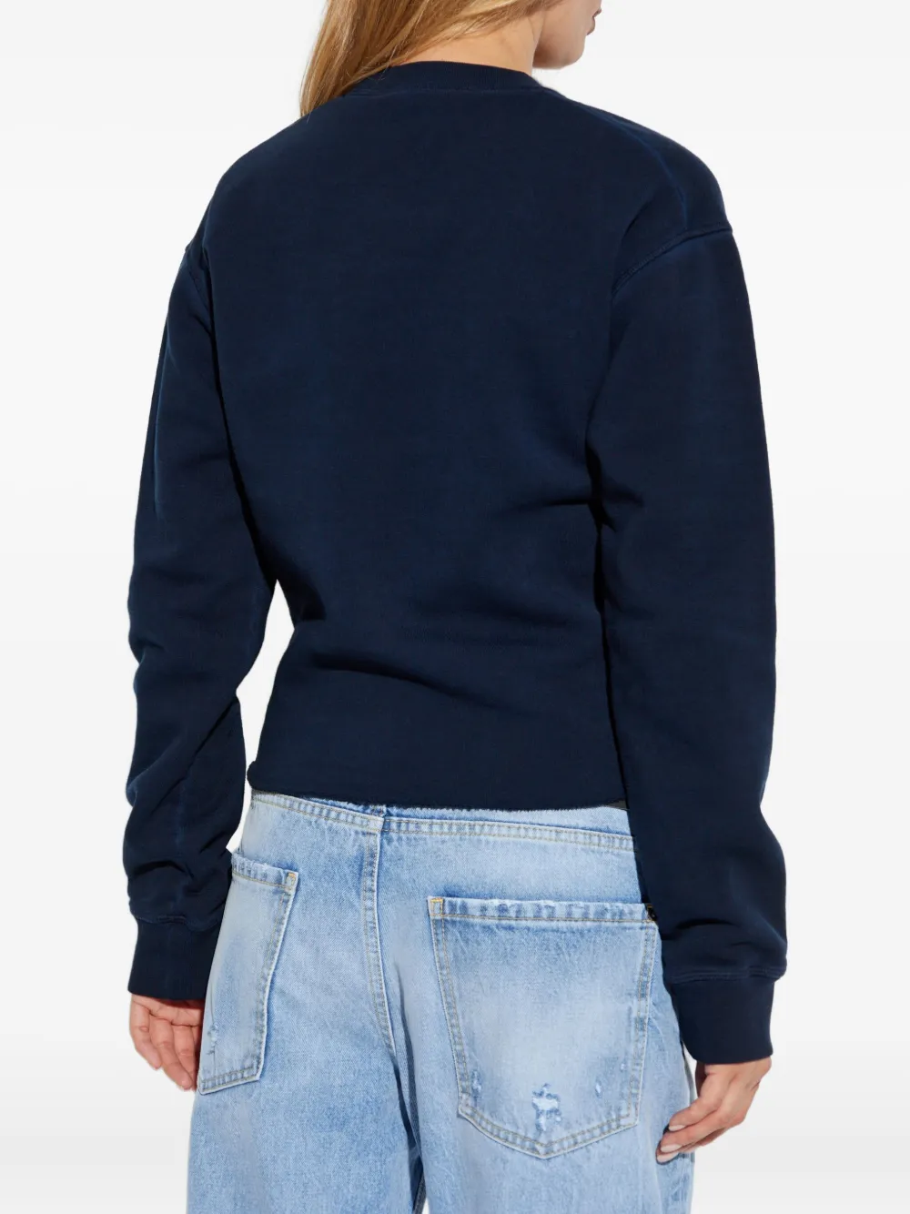 DSQUARED2 logo-print sweatshirt Blauw
