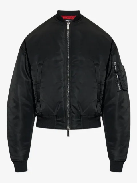 DSQUARED2 zip-fastening bomber jacket