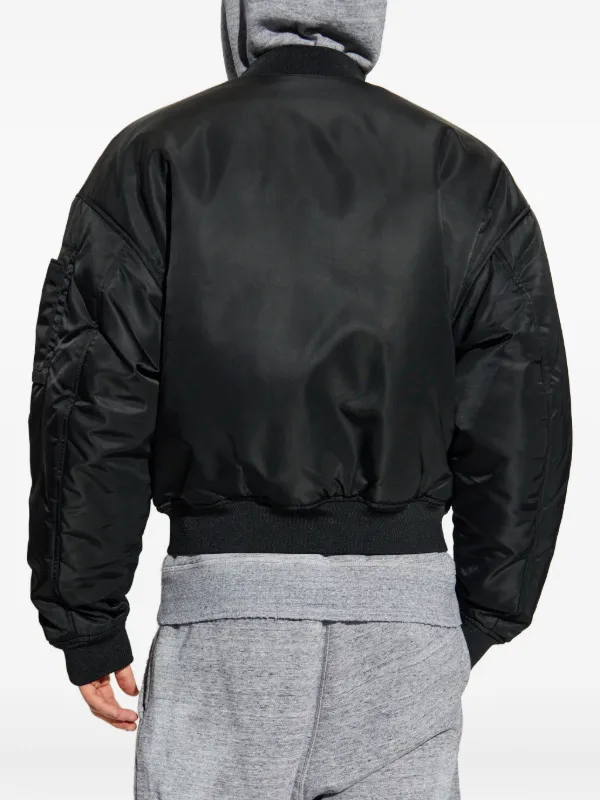 DSQUARED2 ジップアップ ボンバージャケット | ブラック | FARFETCH JP DSQUARED2 ジップアップ ボンバージャケット | ブラック | FARFETCH JP