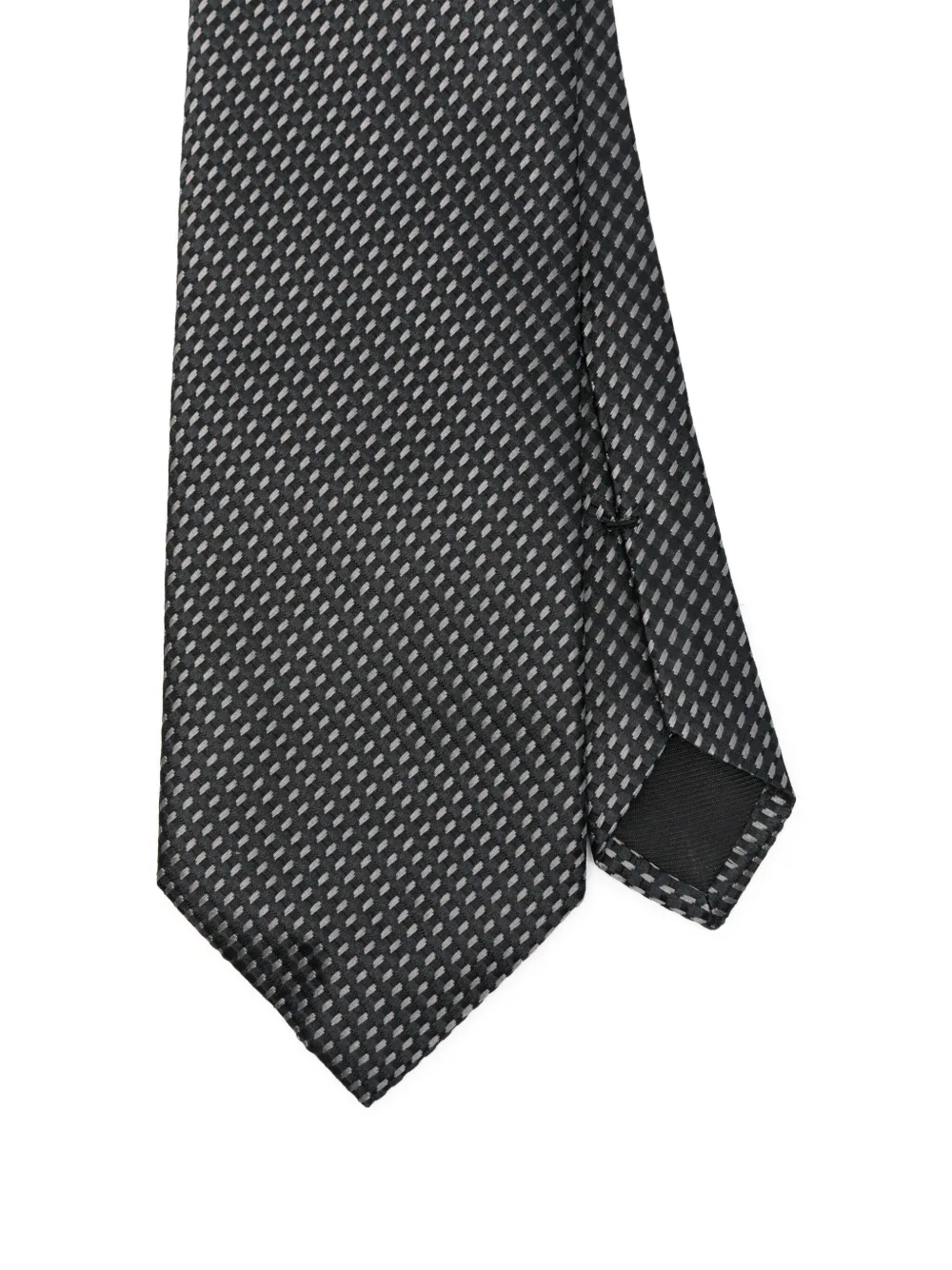 Tom Ford Alternate Weave Tie Accessories In Black