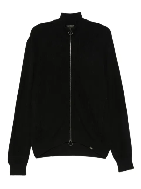 Paul & Shark ribbed zip-up sweater