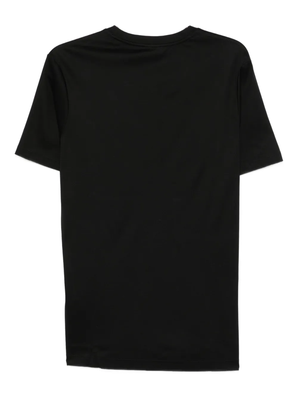 Paul & Shark logo-embroidered cotton T-shirt Zwart