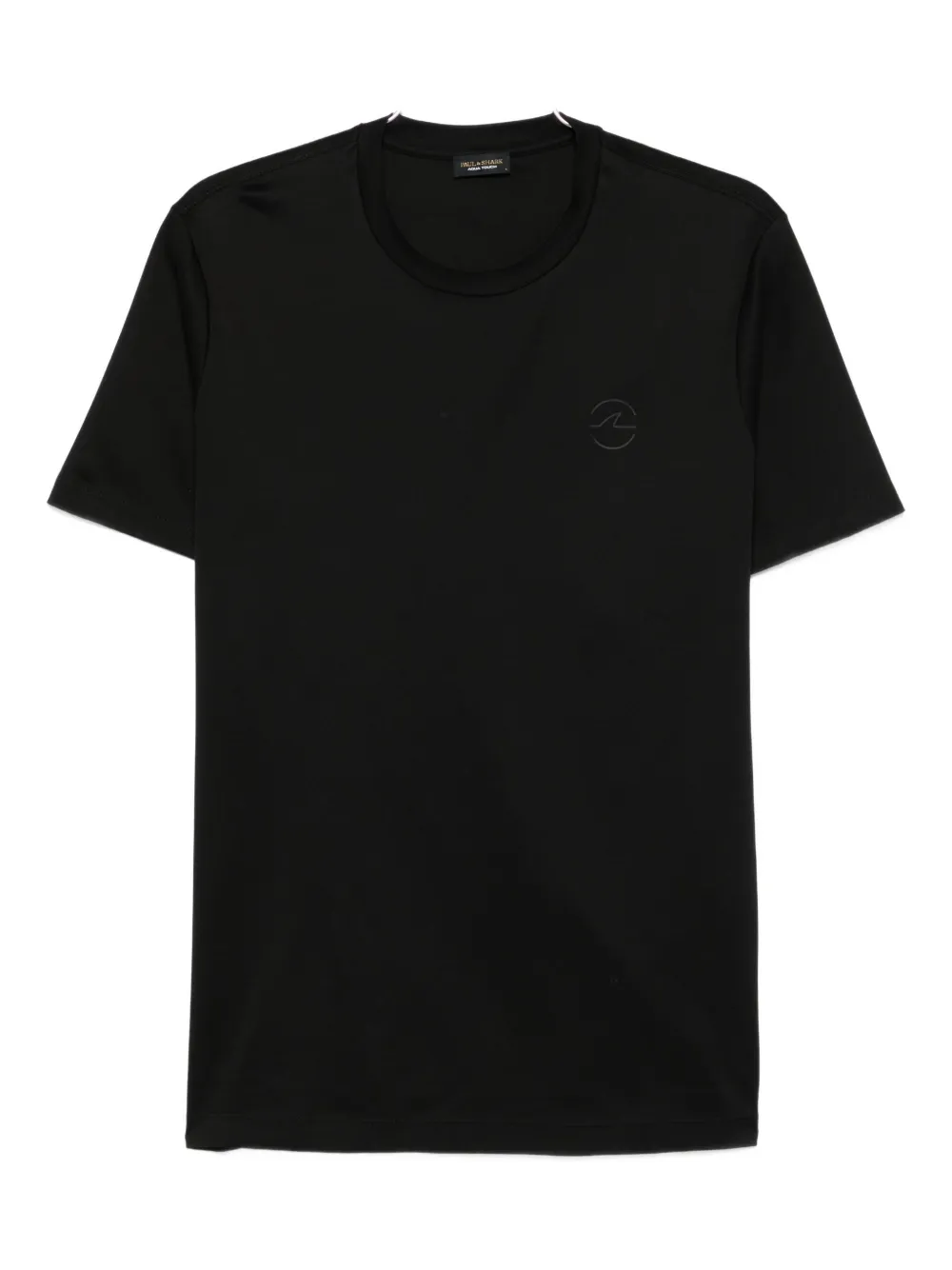 Paul & Shark Logo-print Cotton T-shirt Clothing In Black