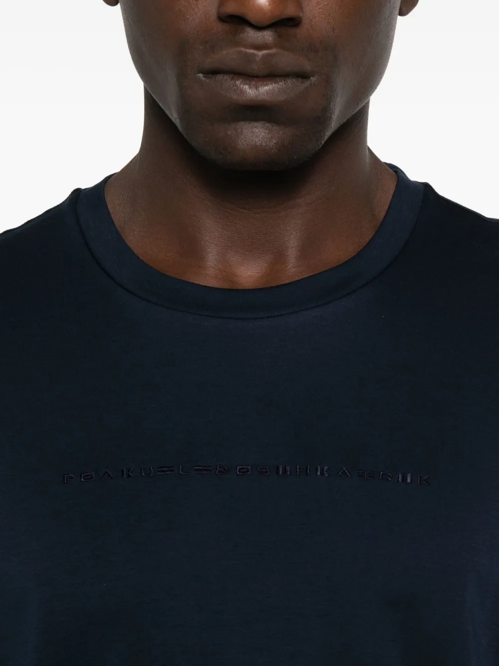 Paul & Shark Cotton T-shirt With Patch Clothing In Black