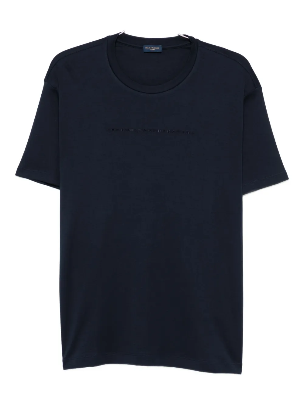 Paul & Shark Cotton T-shirt With Patch Clothing In Black