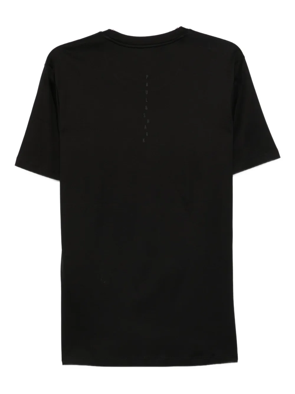 Paul & Shark Back-print Cotton T-shirt Clothing In Black