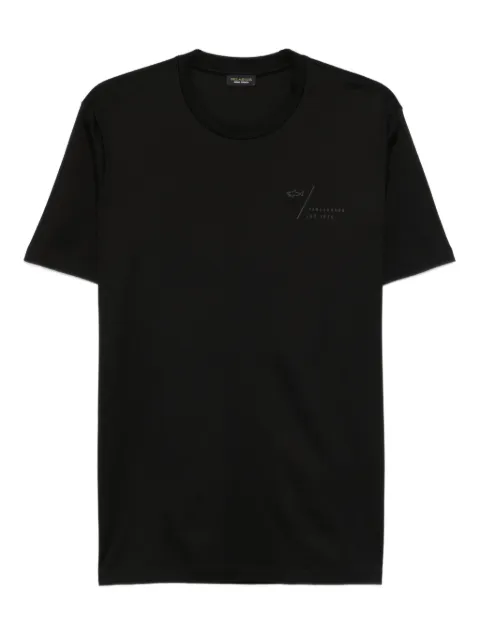Paul & Shark logo-embroidered cotton T-shirt