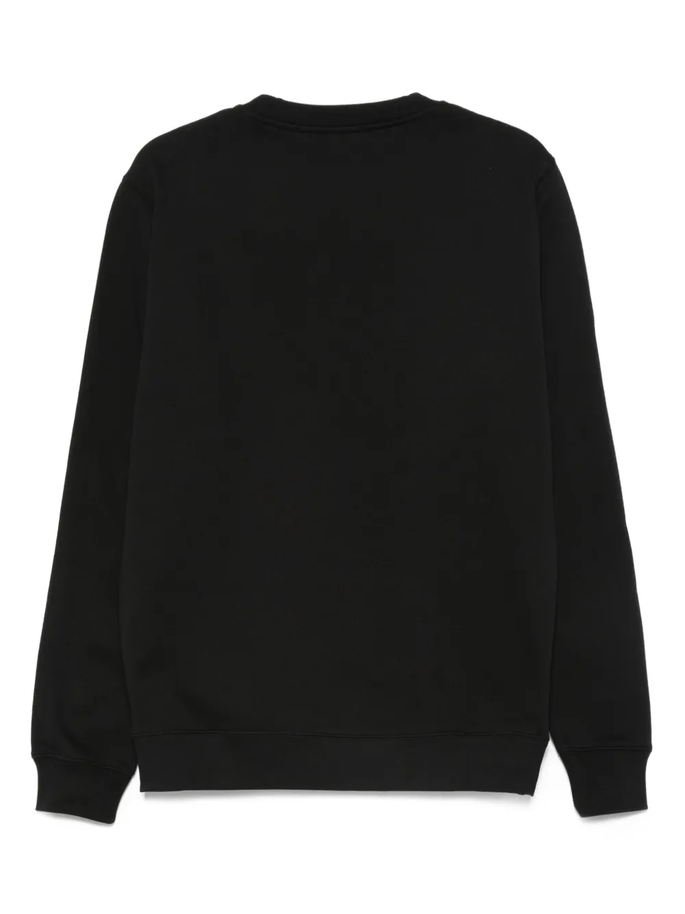 MSGM logo-print cotton sweatshirt - Zwart