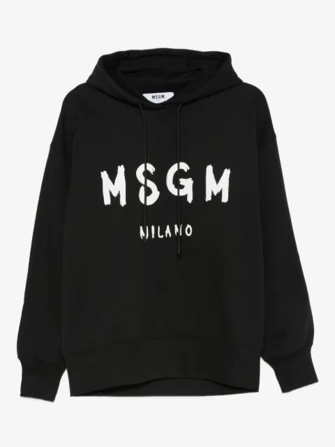 MSGM logo-print hoodie