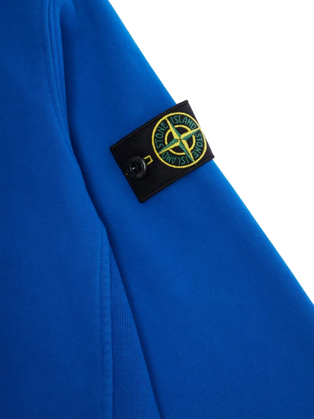 Stone Island Junior Sweater met logopatch Blauw