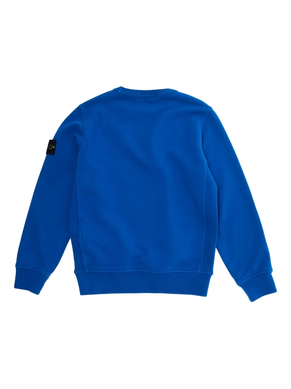 Stone Island Junior Sweater met logopatch Blauw
