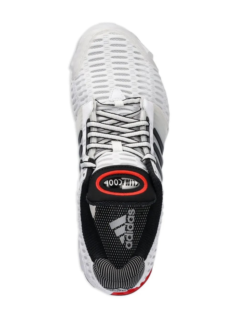 adidas Kids perforated-detailing striped low-top sneakers White