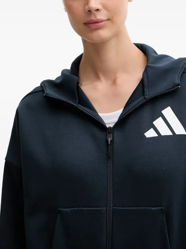 Adidas ジップアップ パーカー | ブルー | FARFETCH JP