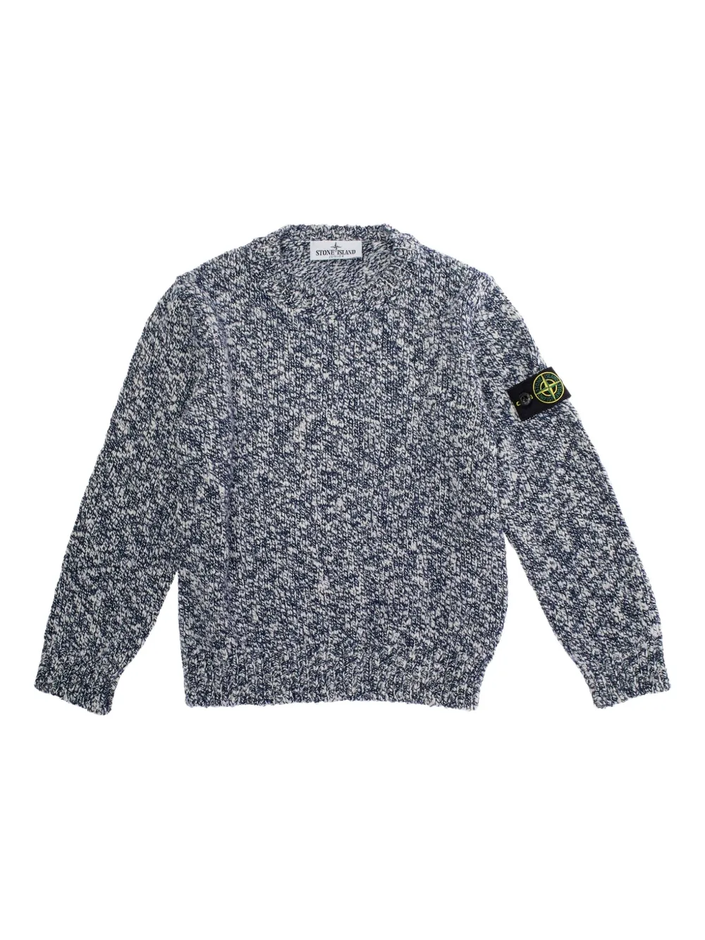 Stone Island Junior クルーネック セーター - ブルー Stone Island Junior クルーネック セーター - ブルー