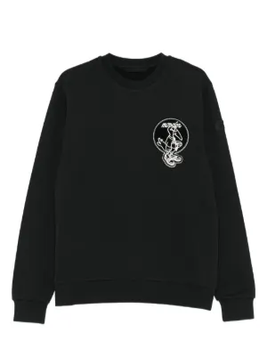 Palm Angels スタッズロゴ スウェットシャツ | ブラック | FARFETCH JP