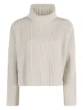Roberto Collina ribbed turtleneck sweater - White