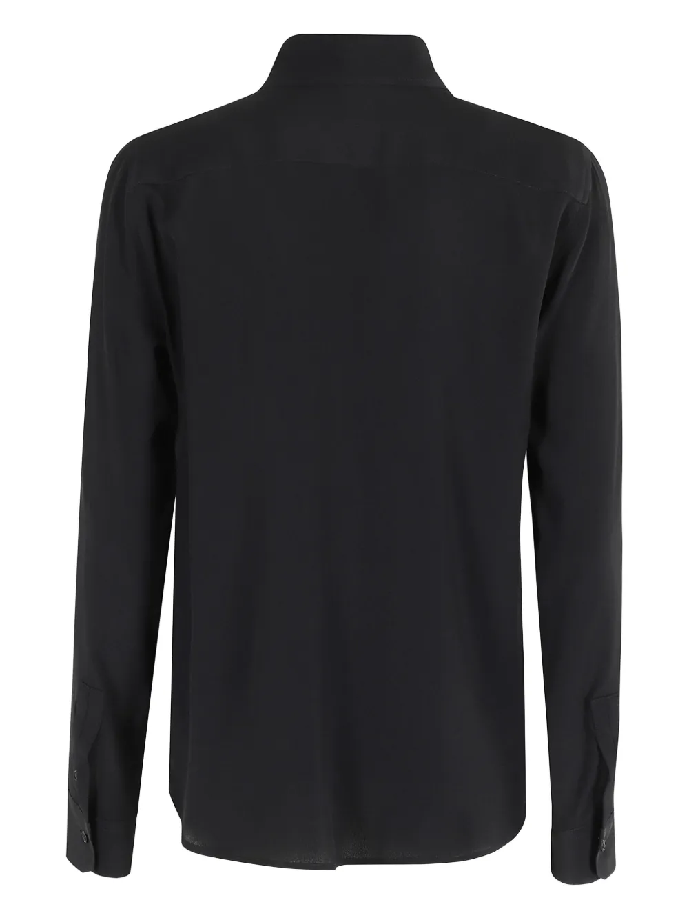 Seventy long-sleeve collared shirt Zwart