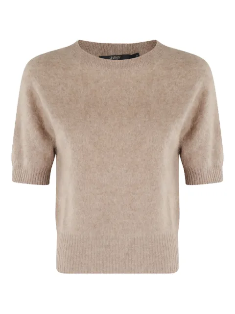 Seventy short-sleeve cashmere jumper