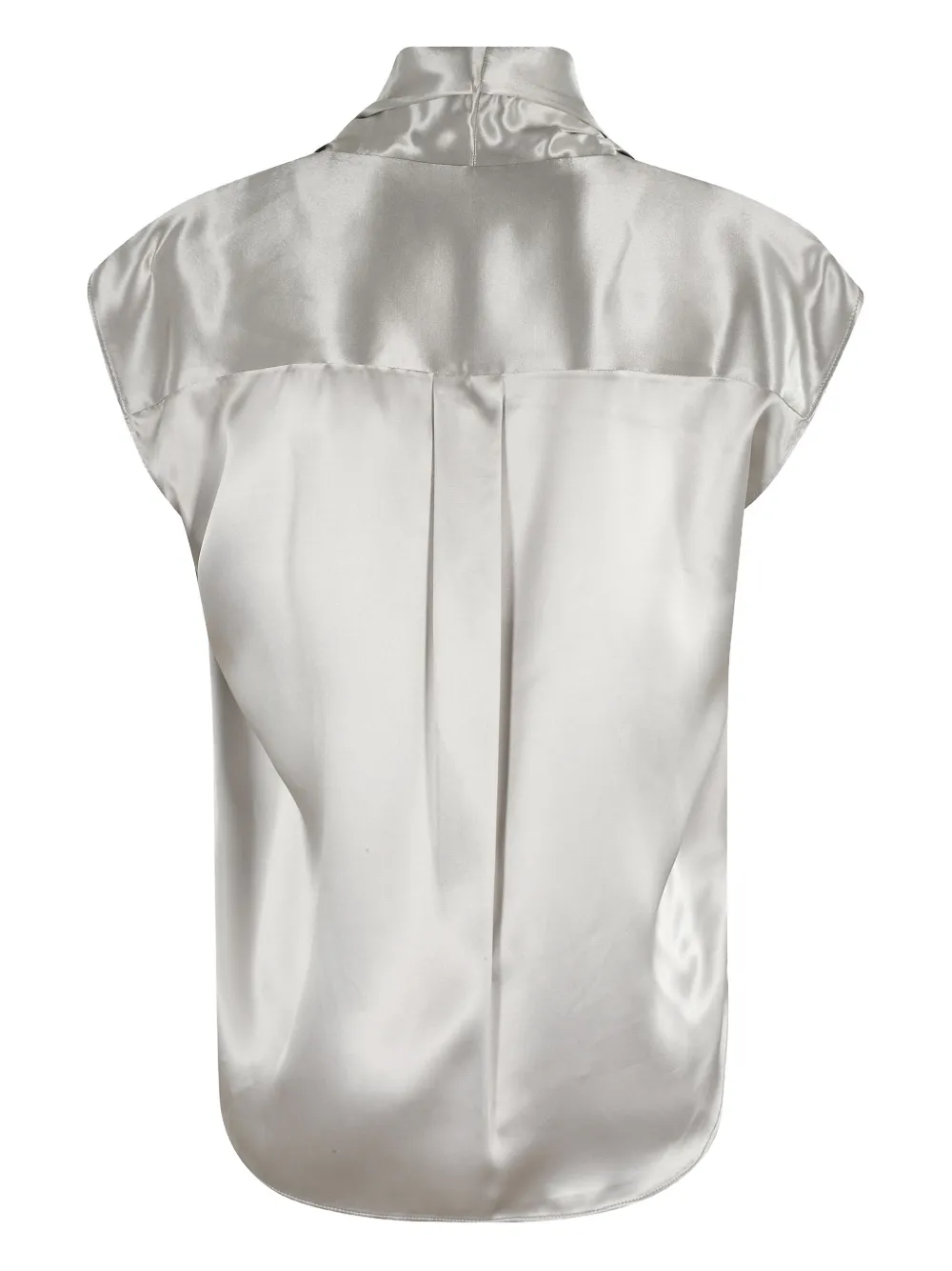 Alberta Ferretti Gedrapeerde top Grijs