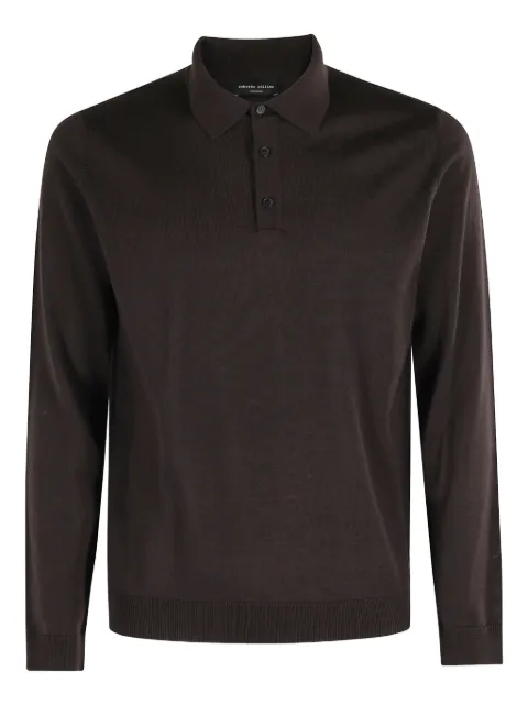 Roberto Collina long-sleeve polo shirt