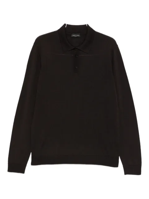 Roberto Collina long-sleeve polo shirt