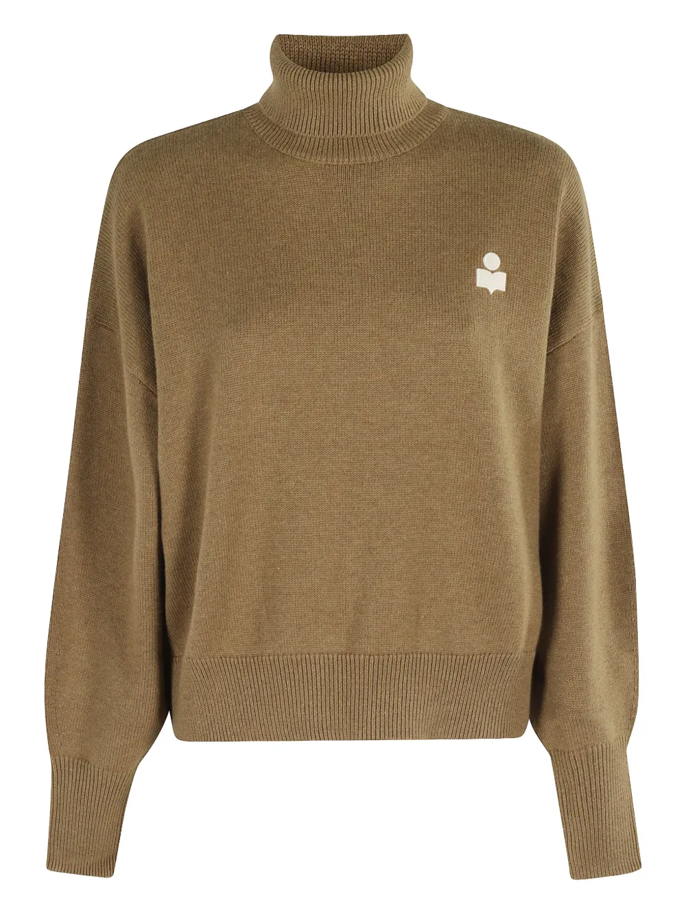 MARANT ÉTOILE turtleneck logo-embroidered sweater