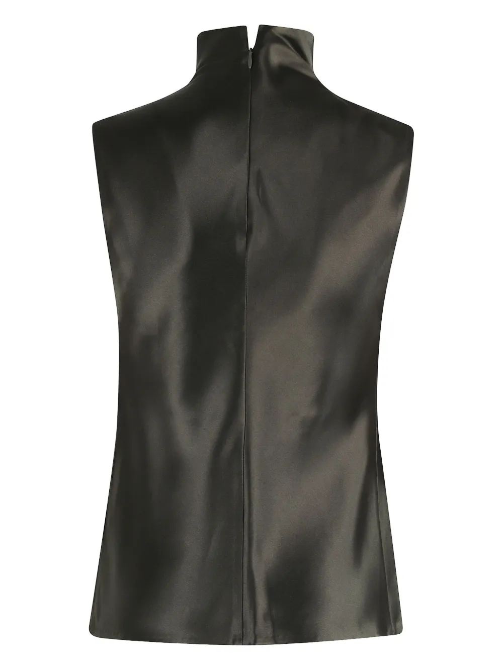 Nanushka high-neck sleeveless top - Groen