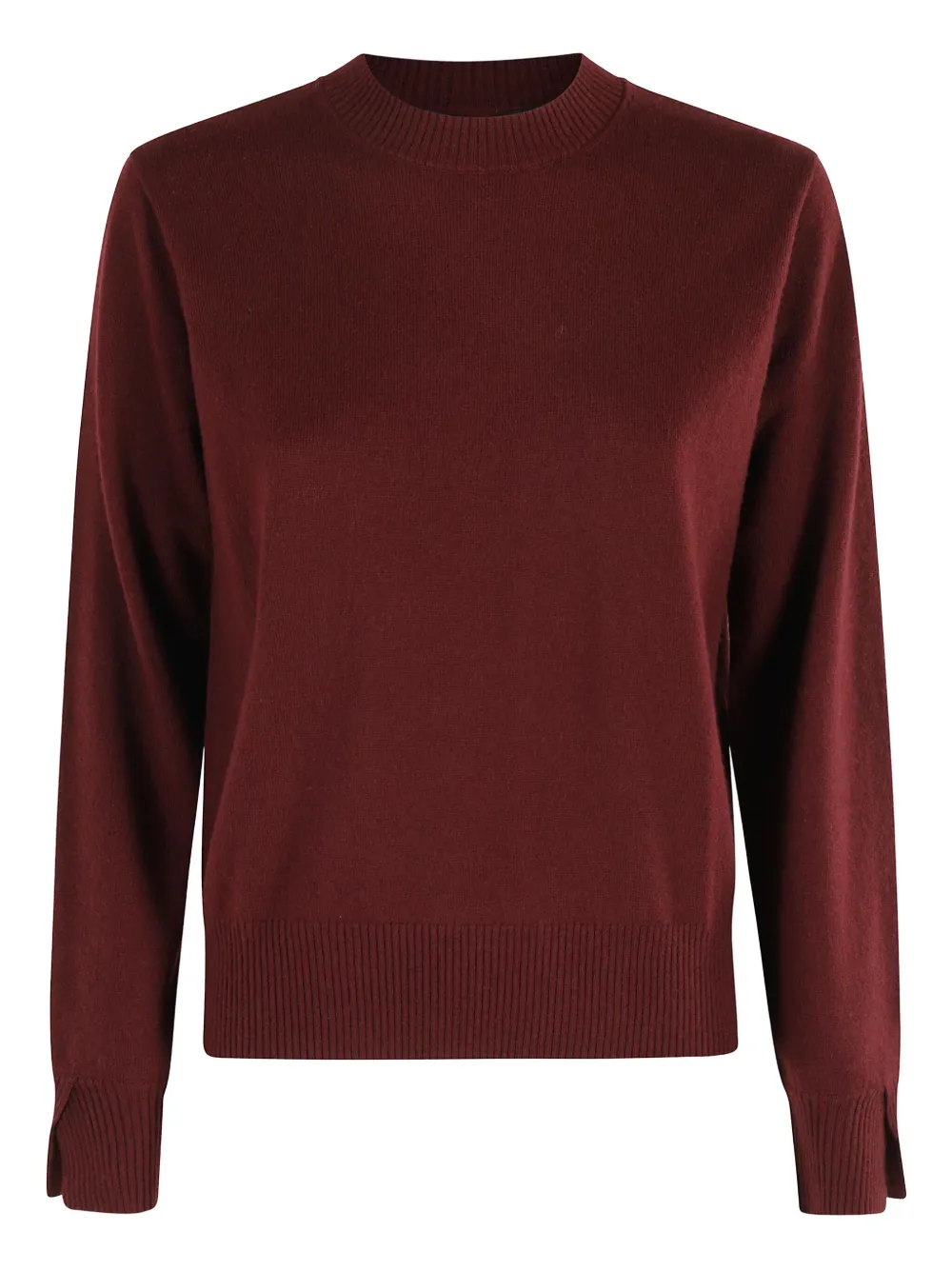 crew-neck long-sleeves sweater