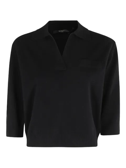 Seventy short-sleeve polo-neck top