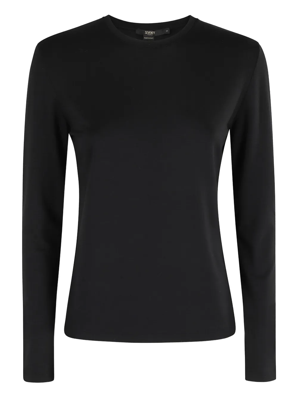 long-sleeve crew-neck top