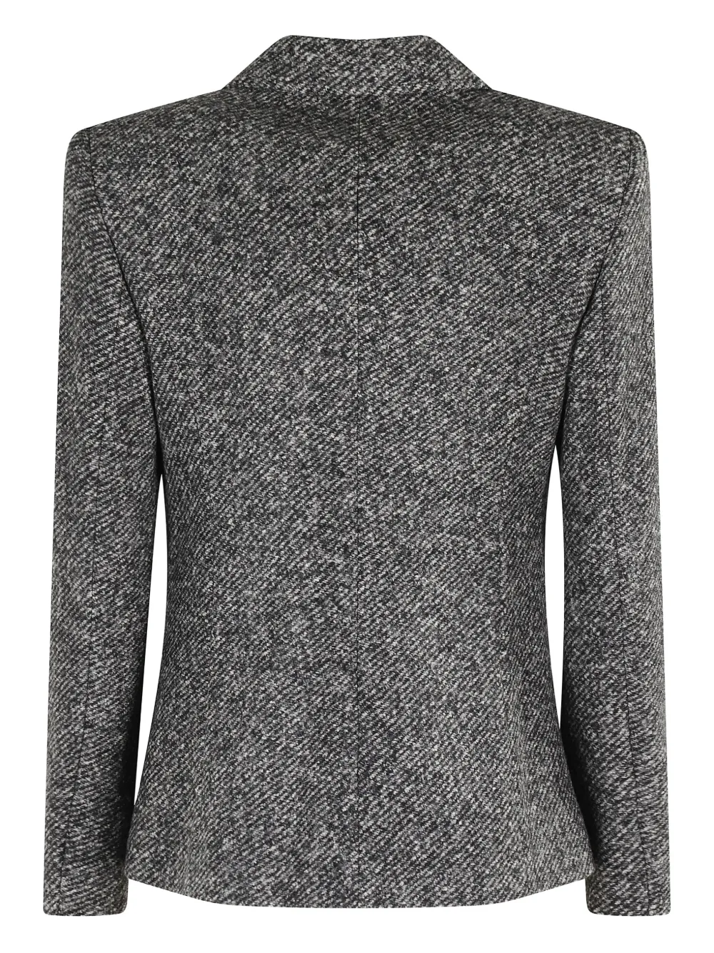 Seventy tweed single-breasted blazer Grijs