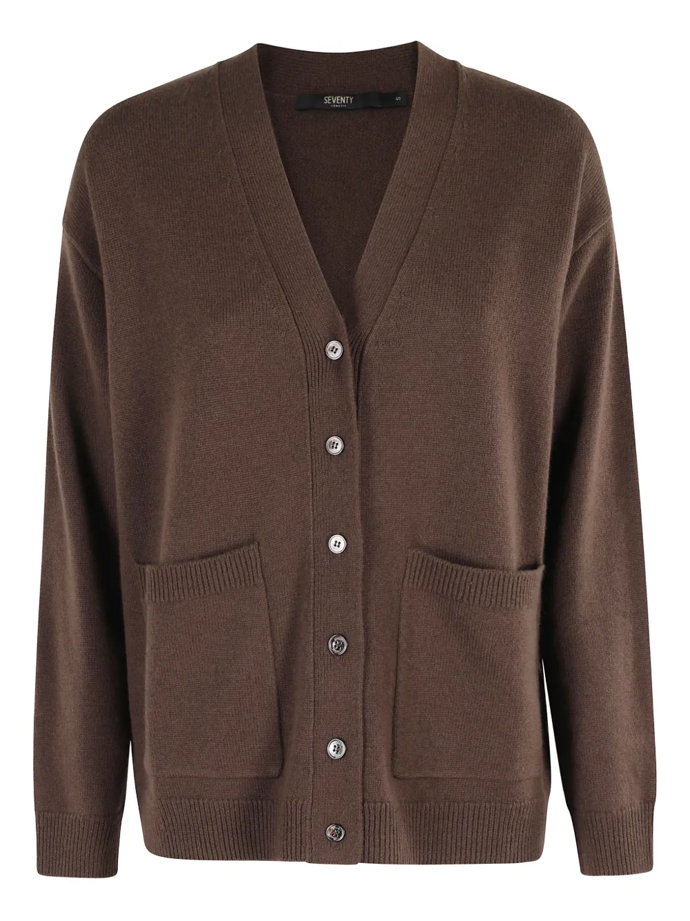 pocket V-neck cardigan