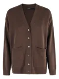 Seventy pocket V-neck cardigan - Brown