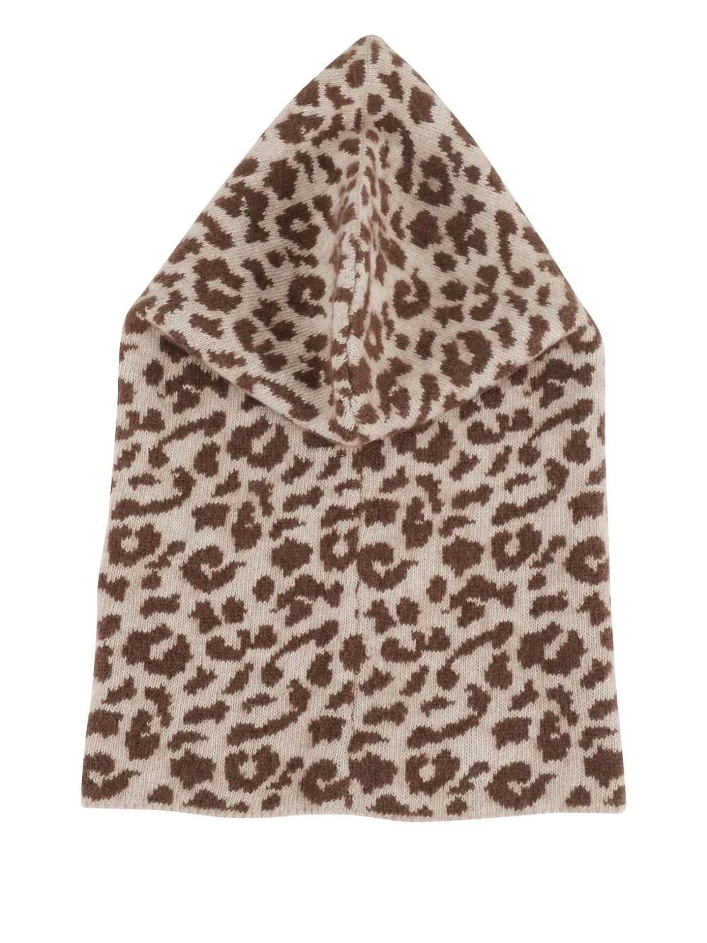 Federica Tosi leopard-print balaclava - Bruin