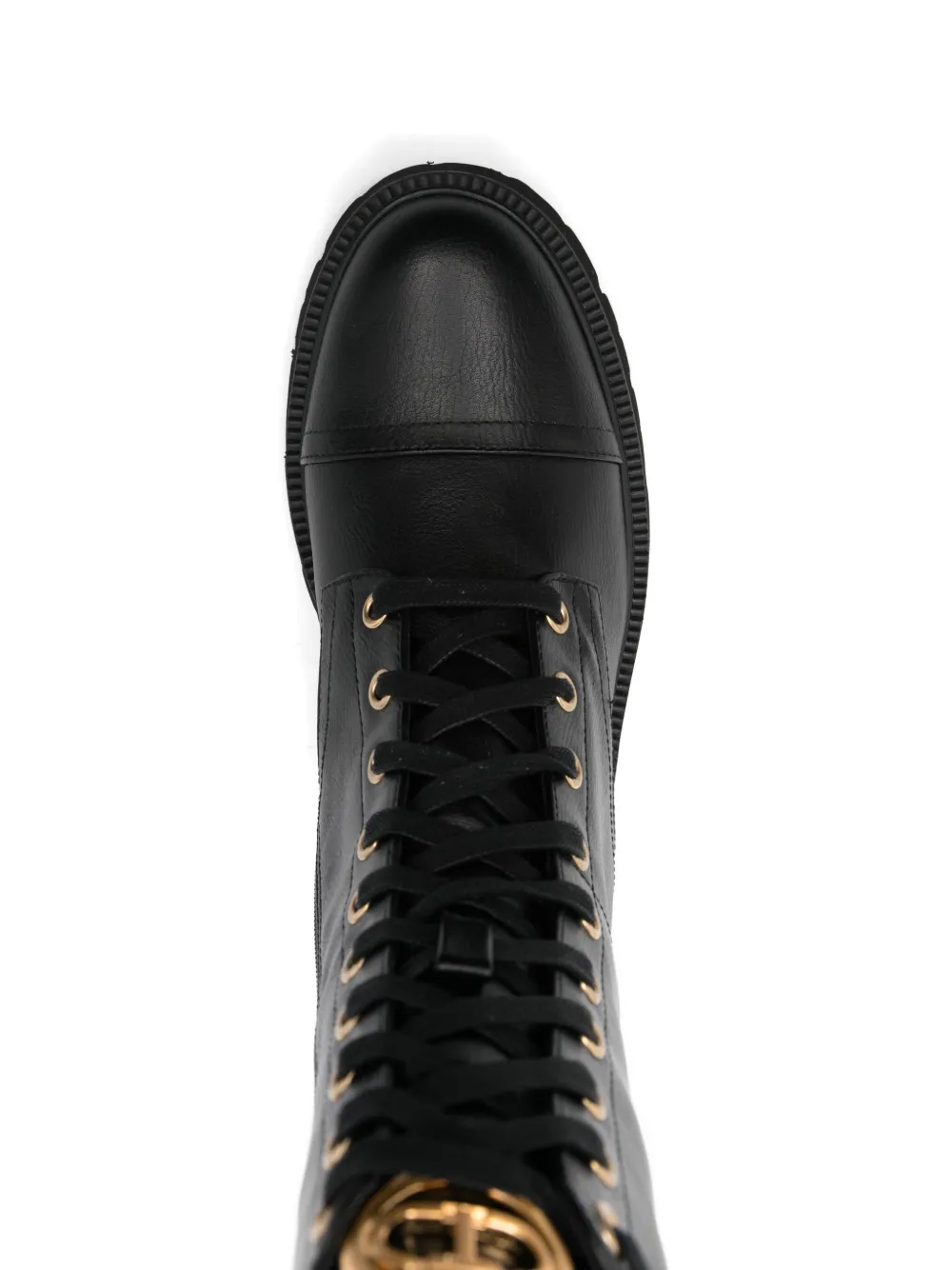 TWINSET lace-up boots Black
