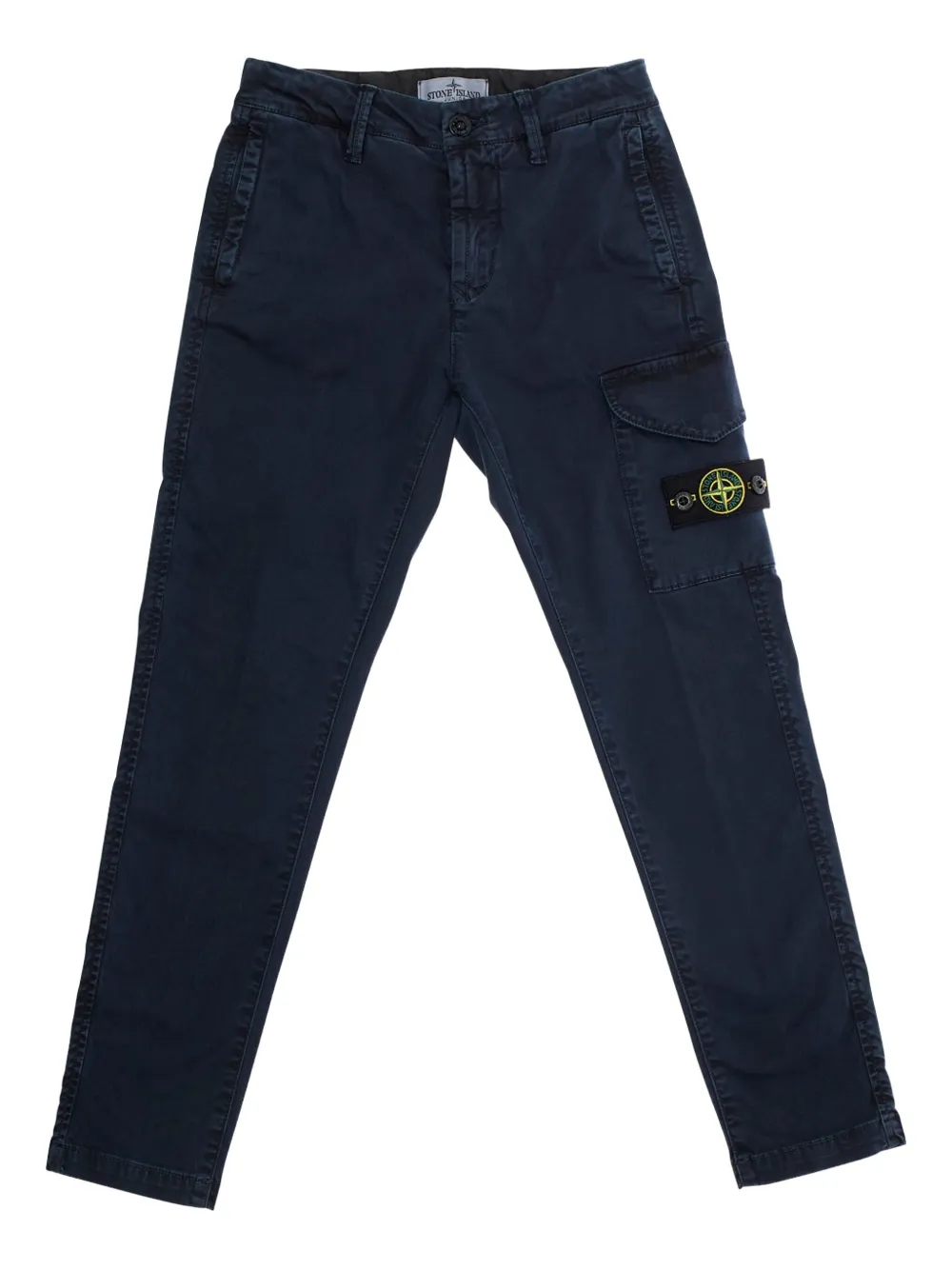 Stone Island Junior cargo-pocket trousers Blauw