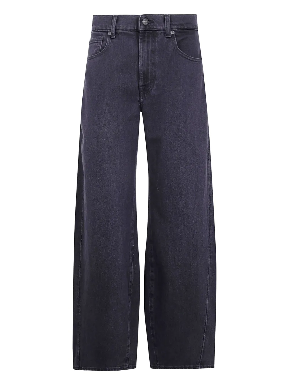 7 For All Mankind Twisted Bonnie Mankind Radar baggy jeans Zwart